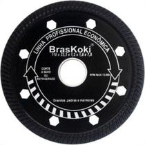 Disco Diamantado Braskoki 110Mm Turbo Jet Preto Seco Agua