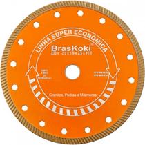 Disco Diamantado Braskoki 230Mm Turbo Jet Laranja Seco/Agua