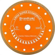 Disco Diamantado Braskoki 230Mm Turbo Jet Laranja Seco/Agua
