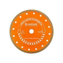 Disco Diamantado Braskoki 230Mm Turbo Jet Laranja Seco/Agua