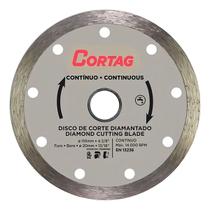 Disco Diamantado Contínuo 110 mm Cortag Corte Fino e Acabamento Perfeito Disco Diamantado Contínuo 110 mm Cortag Corte Fino e Acabamento Perfeito