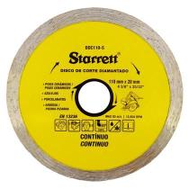 Disco Diamantado Contínuo 110mm Starrett para Porcelanato Cerâmica Azulejo Corte Preciso Disco Diamantado Contínuo 110mm Starrett para Porcelanato Cerâmica Azulejo Corte Preciso