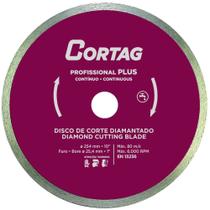 Disco diamantado contínuo 250 mm para cerâmica - profissional plus