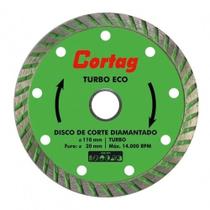 Disco Diamantado Cortag Eco Turbo 110mm X 20mm