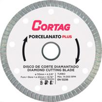 Disco Diamantado Cortag Porcelanato Plus 110Mm X 20Mm - 61314 Disco Diamantado Cortag Porcelanato Plus 110Mm X 20Mm - 61314