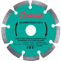 Disco Diamantado Cortag Segmentado ECO 110x20mm - CORTAG/JUNTAPISO