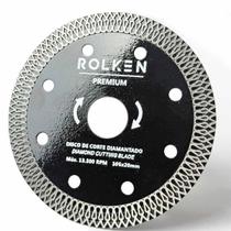 Disco Diamantado Corte Turbo Pisos Porcelanato Fino Preciso Esmerilhadeira Serra Mármore 105x10x20