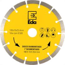 Disco Diamantado Eda Segmentado 180Mm X 25,4Mm - 0Qg Disco Diamantado Eda Segmentado 180Mm X 25,4Mm - 0Qg