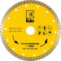 Disco Diamantado Eda Turbo 180Mm X 25,4Mm - 0Qi