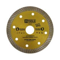 Disco Diamantado Extra Fino 4.3/8" para Porcelanato, Mármore e Granito - DTOOLS Disco Diamantado Extra Fino 4.3/8" para Porcelanato, Mármore e Granito - DTOOLS