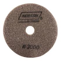 Disco Diamantado Flexível para Polimento 100mm Grão 3000 Marrom Norton Disco Diamantado Flexível para Polimento 100mm Grão 3000 Marrom Norton