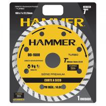 Disco Diamantado Hammer Turbo 180Mm Seco Gydd1600 Disco Diamantado Hammer Turbo 180Mm Seco Gydd1600
