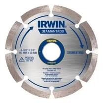 Disco diamantado irwin segmentado 110mmx20mm concreto tijolo Disco diamantado irwin segmentado 110mmx20mm concreto tijolo