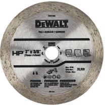 Disco Diamantado Liso 3" x 3/8" (76 x 9,5mm) DW47350 DeWalt Disco Diamantado Liso 3" x 3/8" (76 x 9,5mm) DW47350 DeWalt