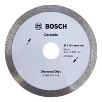 Disco Diamantado Liso Continuo Bosch 110 X 20Mm Standard