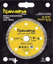 Disco Diamantado Navalha Turbo 4.3/8 X 110 Mm Titanium