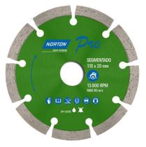 Disco Diamantado Norton Segmentado Verde En