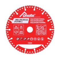 Disco Diamantado Para Multi-Material 7'' - 180mm x 22,23mm / 20mm (745205) - Onsite