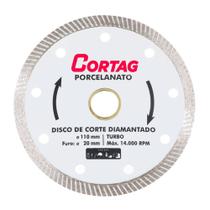 Disco diamantado para porcelanato 110 mm Cortag Disco diamantado para porcelanato 110 mm Cortag