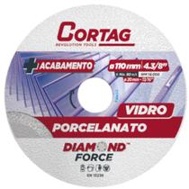 Disco diamantado para porcelanto e vidro 110mm - 62796 Cortag