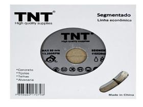 Disco Diamantado Para Serra Mármore 110x20mm SEGMENTADO - Corte De CONCRETO TNT