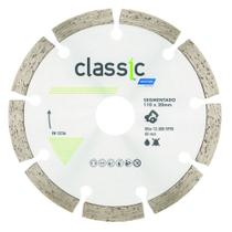 Disco diamantado segmentado 110 x 20 mm para concreto - Classic Disco diamantado segmentado 110 x 20 mm para concreto - Classic