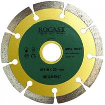 Disco diamantado segmentado 110 x 20 mm - rocast 34,0002 Disco diamantado segmentado 110 x 20 mm - rocast 34,0002