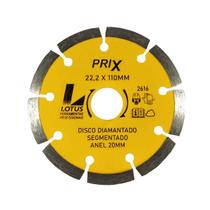 Disco Diamantado Segmentado 110mm X 22.2mm Anel 20mm Lotus