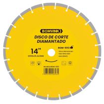 Disco Diamantado Segmentado 350Mm P/Concreto E Pedra Bomvink