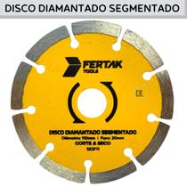 Disco Diamantado Segmentado 4'' Fertak Tools Disco de Corte Para Concreto, Tijolo, Telha, Alvenaria Para Serra Mármore Makita.