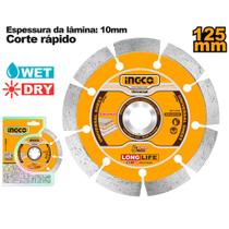 Disco Diamantado Segmentado 5 Pol (125MM X 22.2MM) INGCO