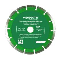 Disco Diamantado Segmentado 7 Pol (180m) MDS Menegotti