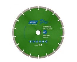 Disco Diamantado Segmentado Concreto 230 X 22Mm Norton 7/8 Disco Diamantado Segmentado Concreto 230 X 22Mm Norton 7/8