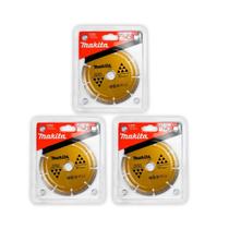 Disco Diamantado Segmentado D38261 Makita 125MM Furo 20mm Para Serra Mármore E Esmerilhadeira Corte Em Concreto Alvenaria E Piso Pedreiros Construção