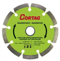 Disco diamantado segmentado esmerilhadeira 7" 180 mm