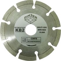 Disco Diamantado Segmentado para Concreto Turbo KB2 Dinser