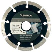 Disco Diamantado Segmentado Para Esmerilhadeira 4.3-8 2758 Stamaco Disco Diamantado Segmentado P