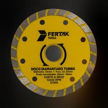 Disco Diamantado Turbo 110mm 4,3 Pol Extra Fino Corte Granito