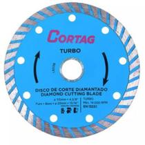 Disco Diamantado Turbo 110mm X 20mm - Cortag 75867