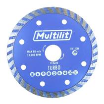 Disco Diamantado Turbo 110mm x 20mm - Multilit