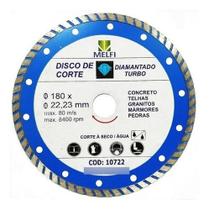 Disco Diamantado Turbo 180x22mm - Melfi