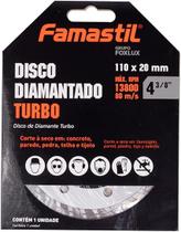 Disco Diamantado Turbo 4 3/8 110 X 20Mm