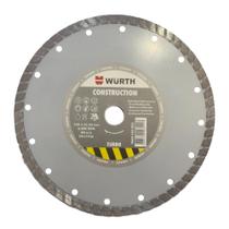 Disco diamantado turbo 9 polegadas construção wurth