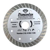 Disco Diamantado Turbo Diamanlan 110mm Mármores e Granitos Pedras em geral