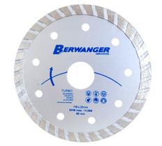 Disco Diamantado Turbo Eco 110x22mm com Anéis 20 e 16mm - 1459 - Berwanger Disco Diamantado Turbo Eco 110x22mm com Anéis 20 e 16mm - 1459 - Berwanger