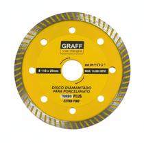 Disco Diamantado Turbo Extra Fino 110 x 20mm Graff