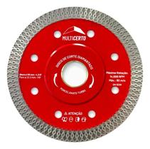 Disco Diamantado Turbo Extra Fino 110x1,2 Porcelanato Multicerto
