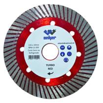 Disco Diamantado Turbo Extra Fino Red 115x20mm Porcelanato - Anker