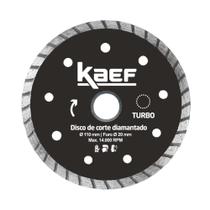Disco Diamantado Turbo Kaef 110x20mm - Cortag