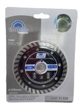 DISCO DIAMANTADO TURBO P/ CORTE NA DIMENSÃO 105 Ø x20,0 MM CAIXA COM 200 PEÇAS COD. 21.026
